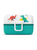Monbento Lunchbox "Dino" turquoise/meerkleurig - 800 ml