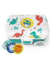 Monbento Pojemnik "Dino" w kolorze turkusowym ze wzorem na lunch - 800 ml