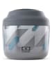 Monbento Isolier-Lunchbox "Graphic" in Grau - 550 ml