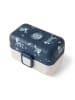 Monbento Lunchbox ''Tresor'' in Blau/ Beige - 800 ml