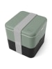 Monbento Lunchbox in Schwarz/ Grün - 1,7 l