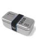 Monbento 5tlg. Lunch-Set "Beyond" in Silber/ Schwarz/ Blau