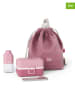 Monbento 7-delige lunchset lichtroze/roze