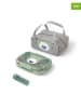 Monbento 6-delige lunchset "Bear" grijs/groen