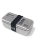 Monbento Lunchbox "Beyond" in Silber/ Schwarz - 700 ml