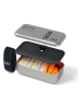 Monbento Lunchbox "Beyond" zilverkleurig/zwart - 700 ml
