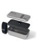 Monbento Lunchbox "Beyond" in Silber/ Schwarz - 700 ml