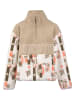 Brunotti Fleecepullover "Chondra-Print" in Beige/ Weiß/ Orange