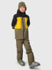 Brunotti Ski-/Snowboardjas "Aratiny" kaki/zwart/geel