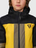 Brunotti Kurtka narciarska "Aratiny" w kolorze oliwkowo-czarno-żółtym