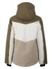 Brunotti Ski-/Snowboardjas "Montacy" kaki/wit/beige