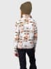 Brunotti Fleecepullover "Mismy" in Weiß/ Khaki/ Orange