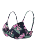 Brunotti Bikini-Oberteil "Stefana" in Dunkelblau/ Rosa