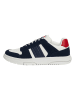 Tommy Hilfiger Shoes Leder-Sneakers in Weiß/ Dunkelblau