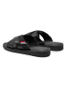 Tommy Hilfiger Shoes Leren slippers zwart