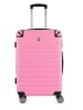 Geographical Norway 5tlg. Hardcase-Trolleyset "Shock" in Rosa