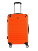 Geographical Norway 5tlg. Hardcase-Trolleyset "Shock" in Orange