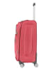 Geographical Norway 5-delige softcase-trolleyset "Show" rood