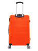 Geographical Norway 5-delige hardcase-trolleyset "Solomun" oranje