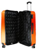 Geographical Norway 5-delige hardcase-trolleyset "Sunlighteo" oranje
