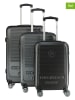 Geographical Norway 3-delige hardcase-trolleyset "Santiago" antraciet