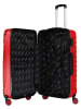 Geographical Norway 3-delige hardcase-trolleyset "Shock" rood