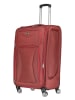 Geographical Norway 3-delige softcase-trolleyset "Sight" rood