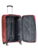 Geographical Norway 3-delige softcase-trolleyset "Sight" rood
