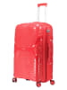 Geographical Norway 3-delige hardcase-trolleyset "Silkovette" rood