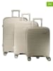 Geographical Norway 3-delige hardcase-trolleyset "Sillo" beige