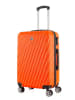 Geographical Norway 3-delige hardcase-trolleyset "Swap" oranje
