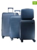 Geographical Norway 4-delige hardcase-trolleyset "Solvable" blauw