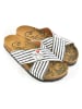 Calceo Slippers wit/rood