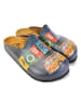 Calceo Clogs donkerblauw/meerkleurig