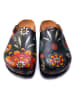 Calceo Clogs zwart/meerkleurig