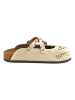 Calceo Clogs in Beige/ Bunt
