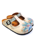Calceo Clogs beige/meerkleurig