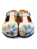 Calceo Clogs beige/meerkleurig