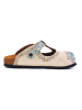 Calceo Clogs beige/meerkleurig