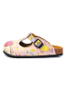 Calceo Clogs lichtroze/meerkleurig