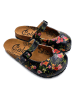 Calceo Clogs zwart/meerkleurig