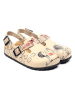 Calceo Enkelsandalen beige/meerkleurig
