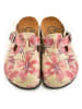 Calceo Clogs in Creme/ Bunt