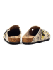 Calceo Clogs in Beige/ Bunt