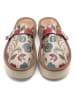 Calceo Clogs in Bunt/ Creme