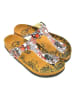 Calceo Teenslippers zwart/rood/wit