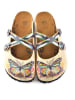 Calceo Clogs beige/meerkleurig