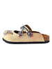 Calceo Clogs in Beige/ Bunt