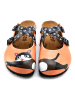 Calceo Clogs oranje/meerkleurig
