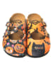 Calceo Clogs zwart/oranje